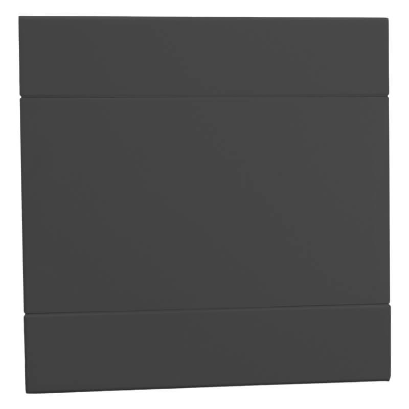 VETI 2 - 100 x 100mm Blank Cover Plat - Charcoal