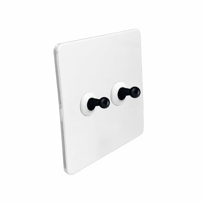 White with Black toggle - Bastille Toggle Range