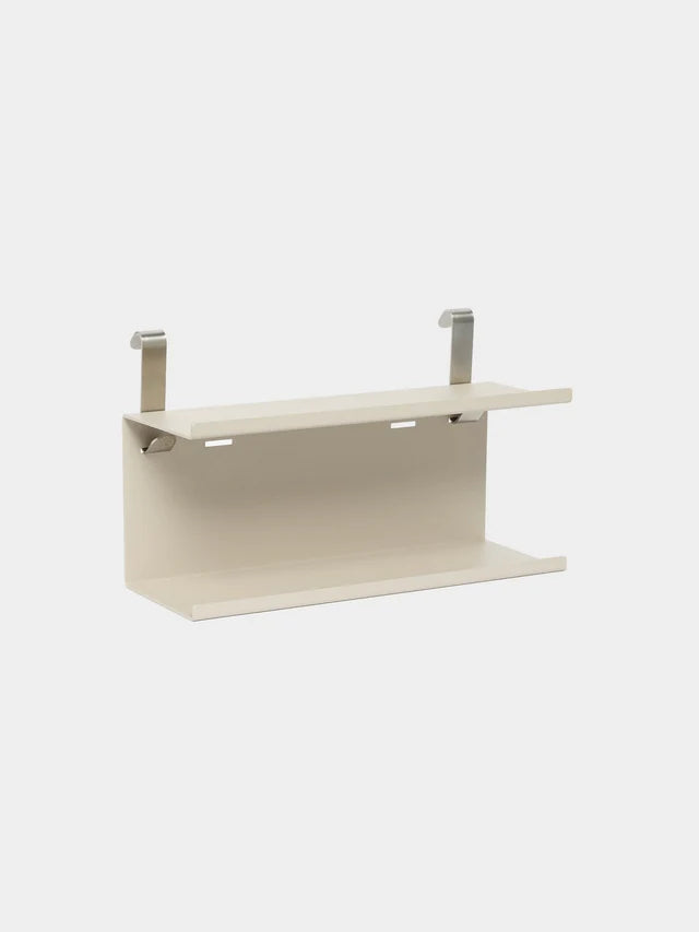 WoodUpp Nell | Double Metal Shelves