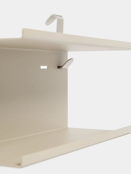 WoodUpp Nell | Double Metal Shelves