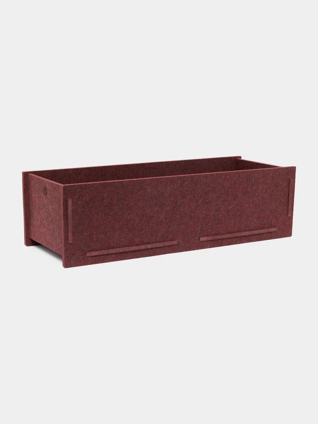 WoodUpp Vigg | Felt Box Beige & Ox Red