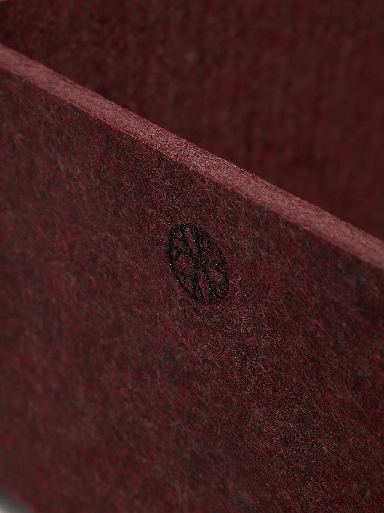 WoodUpp Vigg | Felt Box Beige & Ox Red
