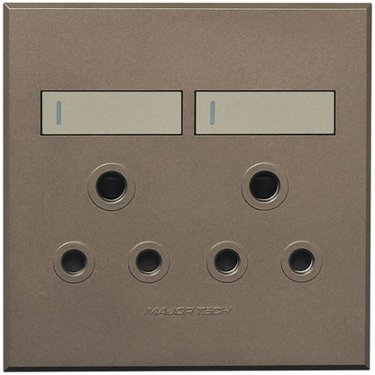 Veti 3 Double RSA Sockets