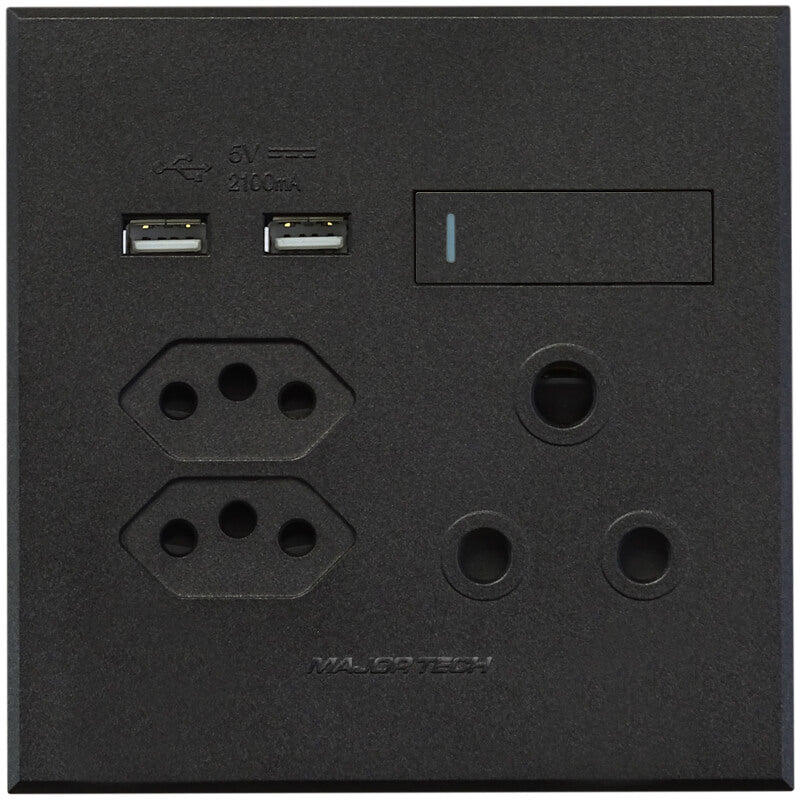 Veti 3 - Double USB, Double V-Slim, Single RSA Sockets