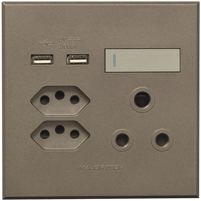 Veti 3 - Double USB, Double V-Slim, Single RSA Sockets