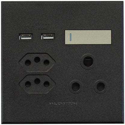 Veti 3 - Double USB, Double V-Slim, Single RSA Sockets