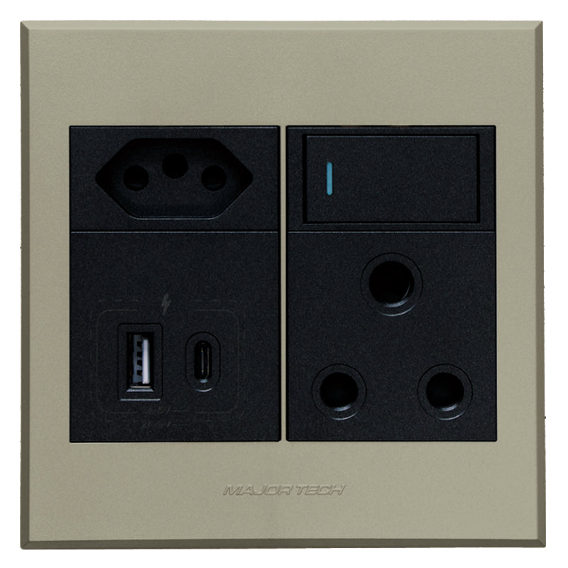 Veti 3 - USB A & C Wall Socket