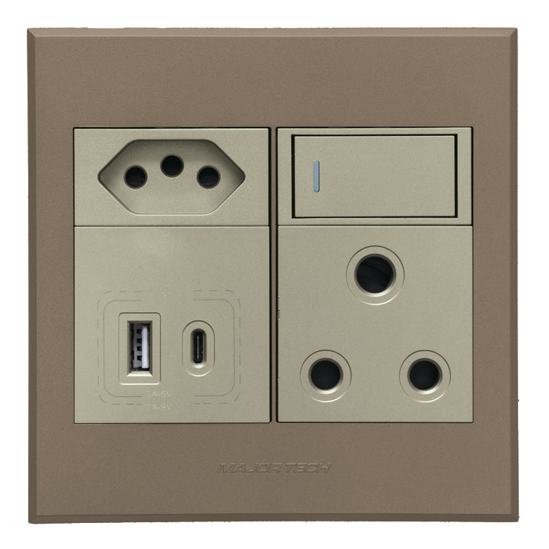 Veti 3 - USB A & C Wall Socket