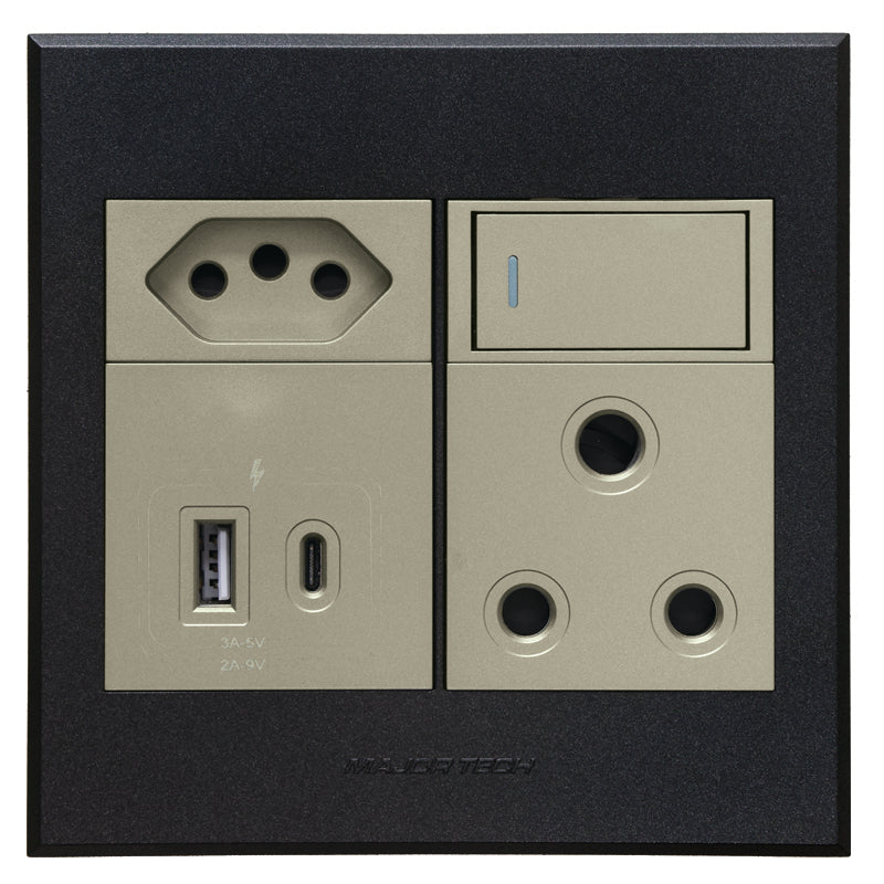 Veti 3 - USB A & C Wall Socket