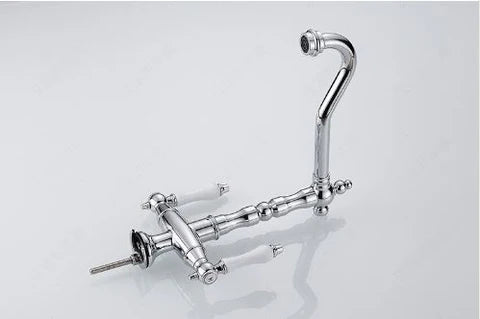 Chrome Antique Dual Ceramic Handle Mixer #201775