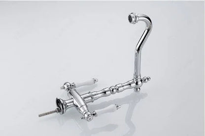 Chrome Antique Dual Ceramic Handle Mixer #201775