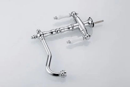 Chrome Antique Dual Ceramic Handle Mixer #201775