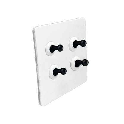 White with Black toggle - Bastille Toggle Range