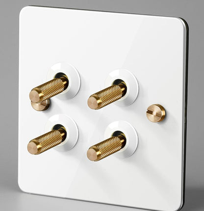 White and Gold - Detailed Toggle Range