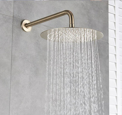 Brushed Gold Modern Concealed Shower with Hand Shower #20211