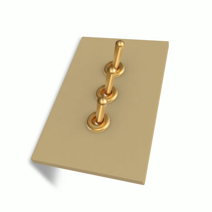 Cape Toggle - Light Gold with Gold Toggle