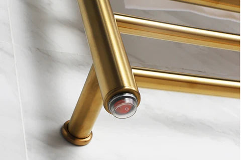 Heated Towel Rail Brushed Gold #20202