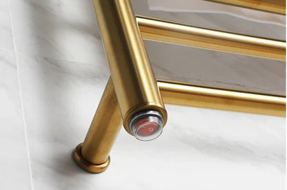 Heated Towel Rail Brushed Gold #20202