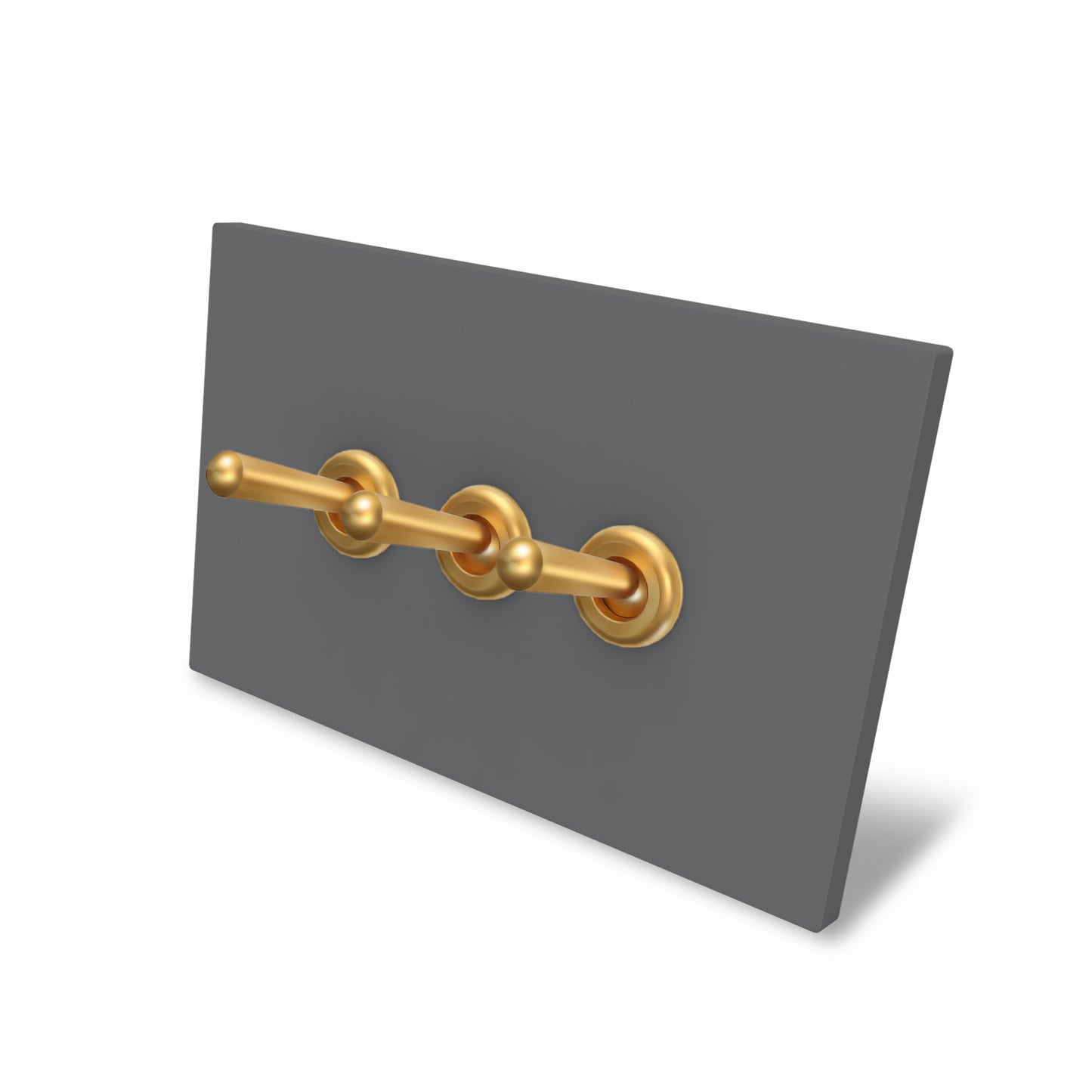 Cape Toggle - Grey with Gold Toggle