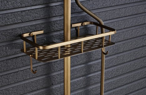 Antique Brass Wall Mounted Shower #201717