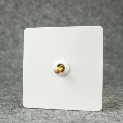 White with Gold toggle - Bastille Toggle Range