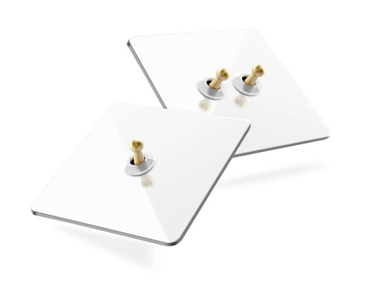 Bastille Toggle Range - White with Gold toggle