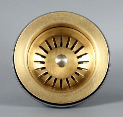 Brushed Gold Kitchen Waste #201851