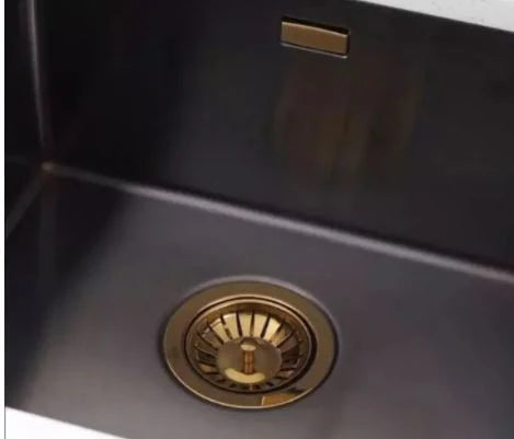 Brushed Gold Kitchen Waste #201851
