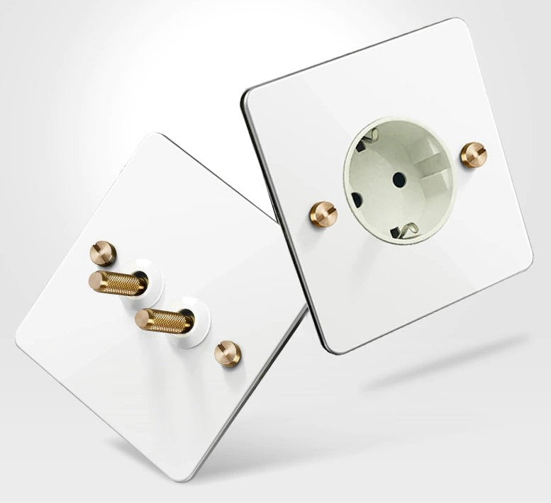 White and Gold - Detailed Toggle Range