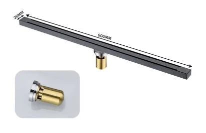 Gun Metal Floor Drain 60cm #202415