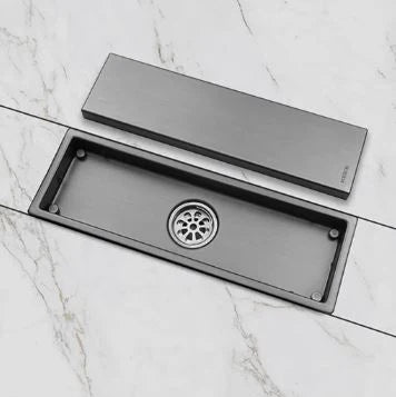 Gun Metal Floor Drain 30cm #202414