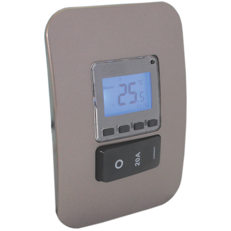 Digital Thermostat with Isolator Switch - Bronze