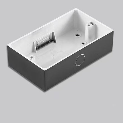 BLACK SURFACE MOUNT - WALL BOX - (147 x 86 mm)