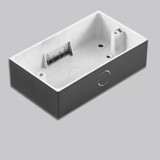 BLACK SURFACE MOUNT - WALL BOX - (147 x 86 mm)