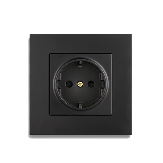 Classic Black EU Wall Socket