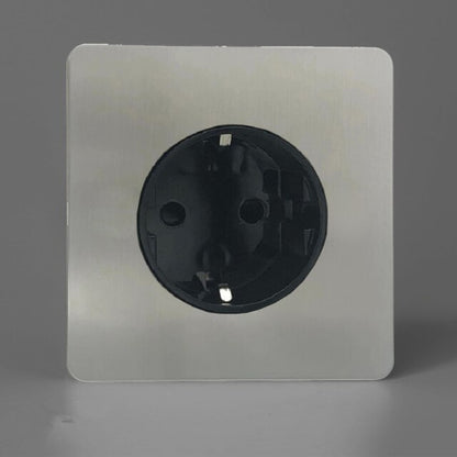 Elegant Range - Silver Toggle Light Switch