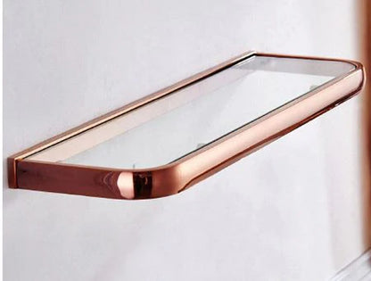 Rose Gold Glass Shelf #201919