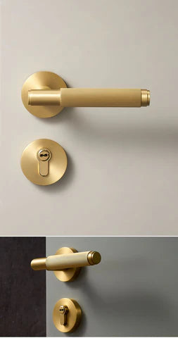 Brushed Gold Door Handle #202344