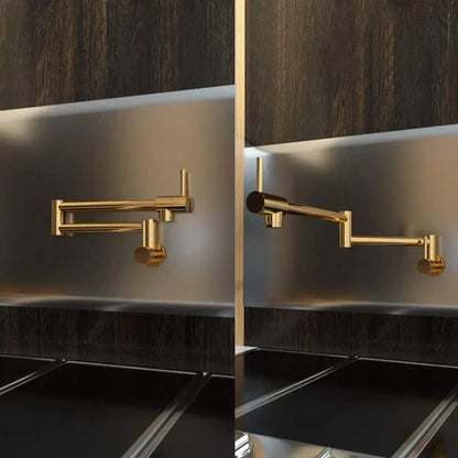 Modern Shiny Gold Pot Filler #202422