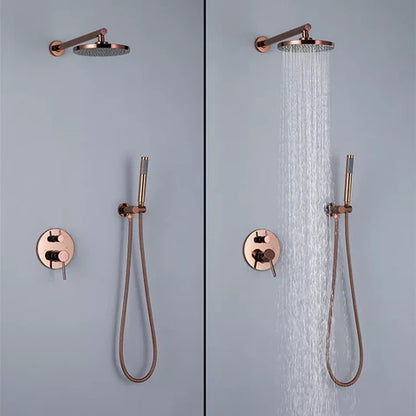 Rose Gold Shower With Hand Shower #20228