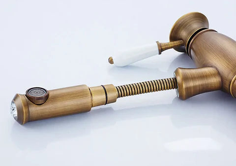 Brass Pull Out Basin Mixer #202437