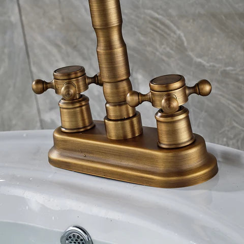 Brass Deck Mounted Basin Mixer #201751