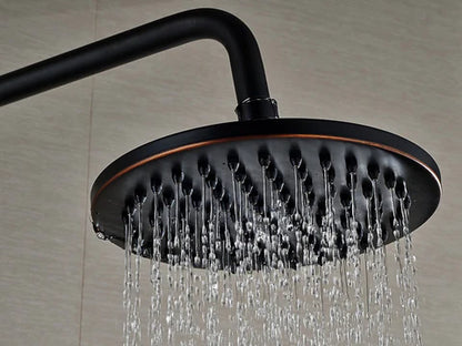 Oil Rubbed Black Antique Wall Mounted Shower #201718