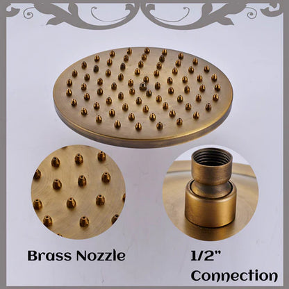 Wall Mounted Brass Shower With Hand Shower #201725