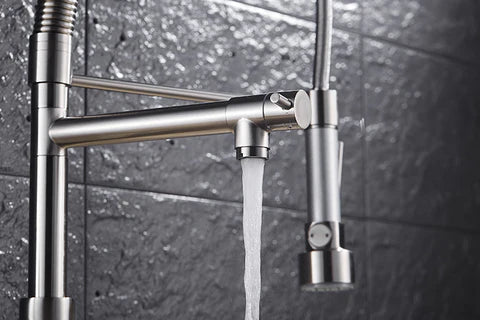Brushed Nickel Dual Kitchen Mixer #201771