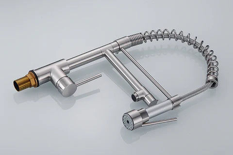 Brushed Nickel Dual Kitchen Mixer #201771