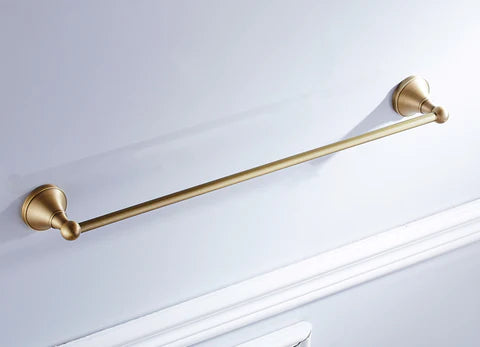 Vintage Half Brass Bathroom Set