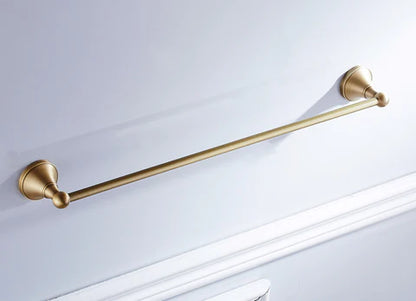 Vintage Half Brass Bathroom Set