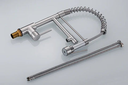 Brushed Nickel Dual Kitchen Mixer #201771