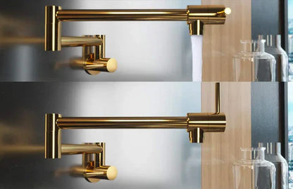 Modern Shiny Gold Pot Filler #202422